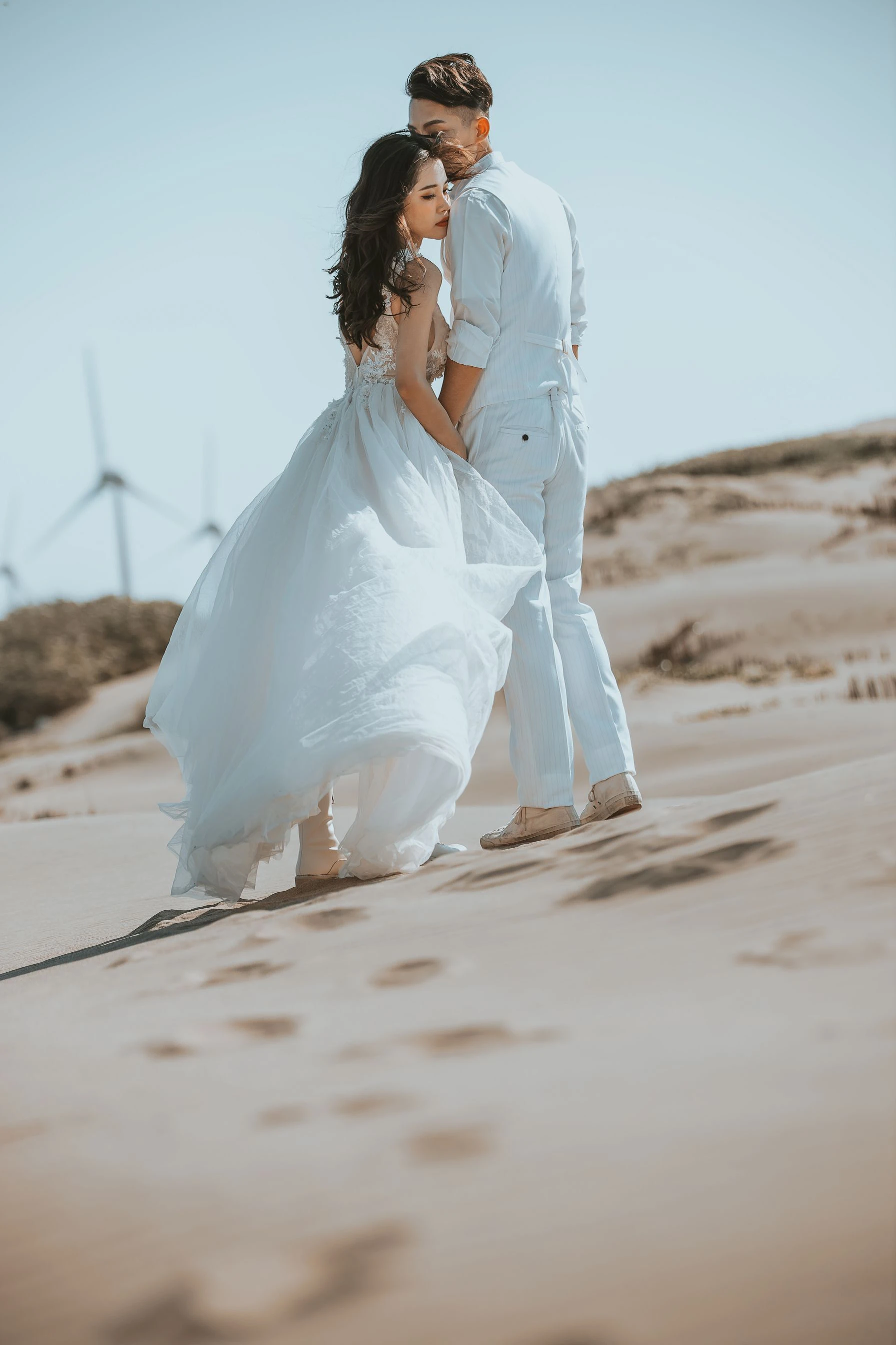 海邊婚紗禮服挑選